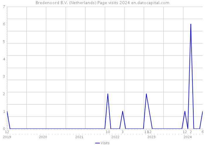 Bredenoord B.V. (Netherlands) Page visits 2024 