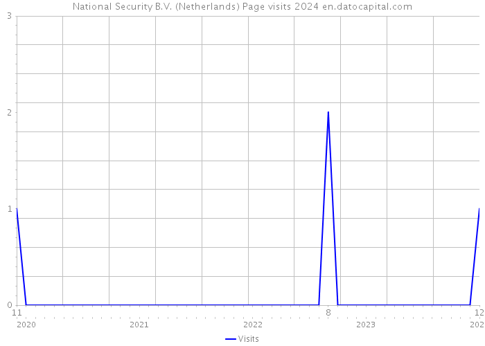 National Security B.V. (Netherlands) Page visits 2024 