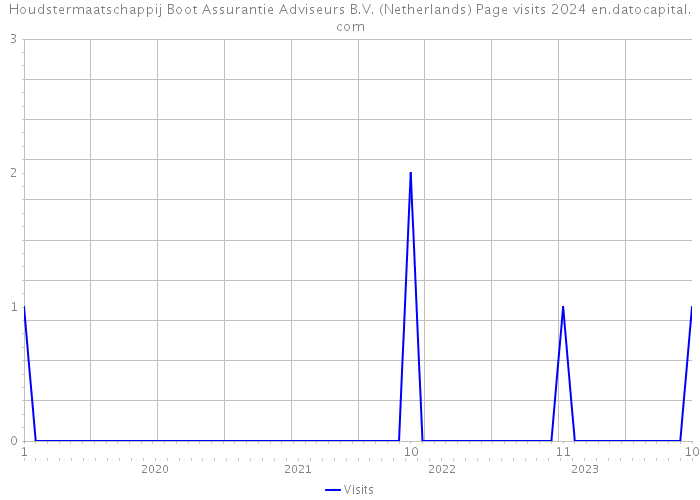 Houdstermaatschappij Boot Assurantie Adviseurs B.V. (Netherlands) Page visits 2024 
