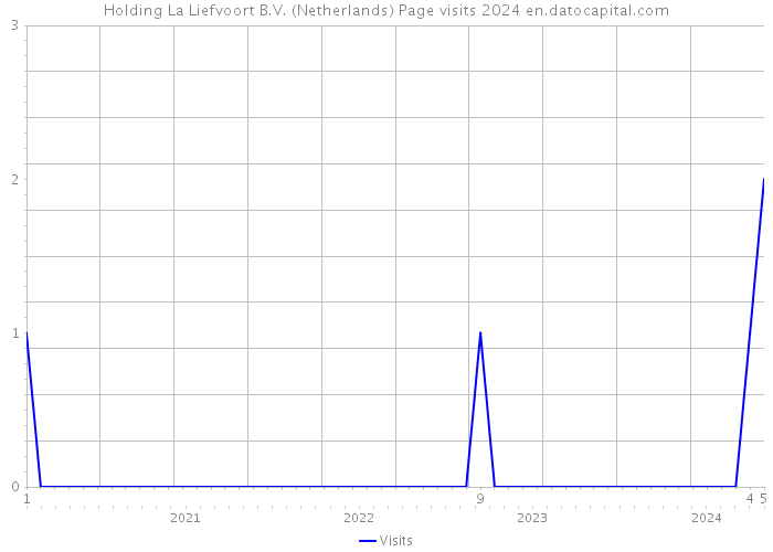 Holding La Liefvoort B.V. (Netherlands) Page visits 2024 
