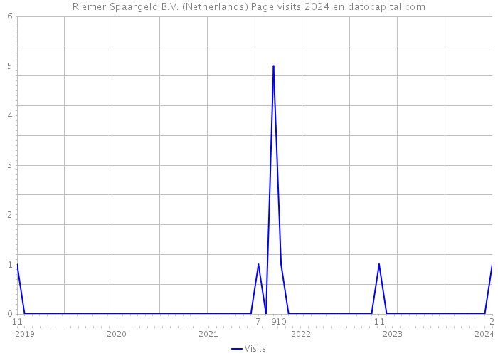 Riemer Spaargeld B.V. (Netherlands) Page visits 2024 