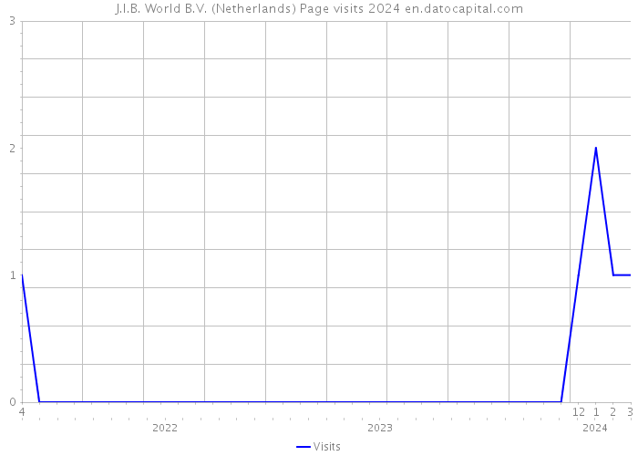J.I.B. World B.V. (Netherlands) Page visits 2024 
