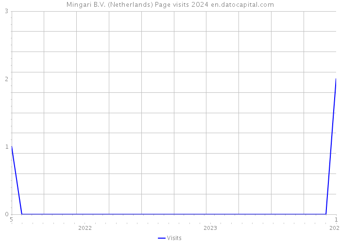 Mingari B.V. (Netherlands) Page visits 2024 