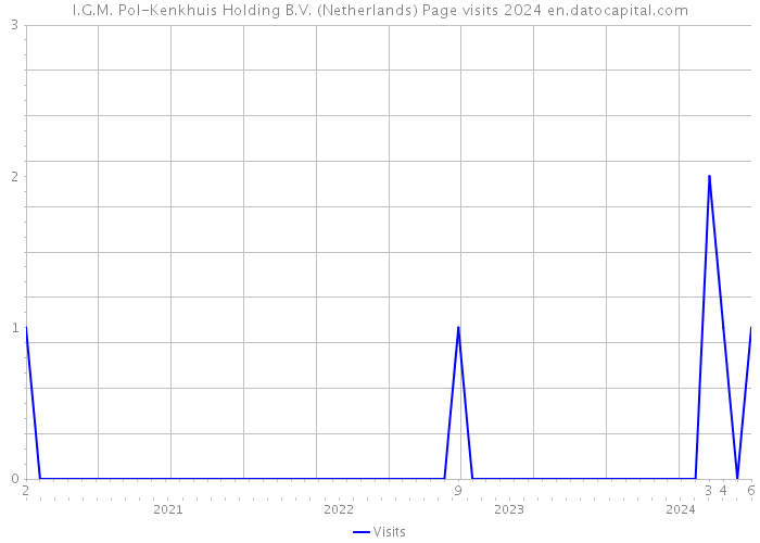 I.G.M. Pol-Kenkhuis Holding B.V. (Netherlands) Page visits 2024 