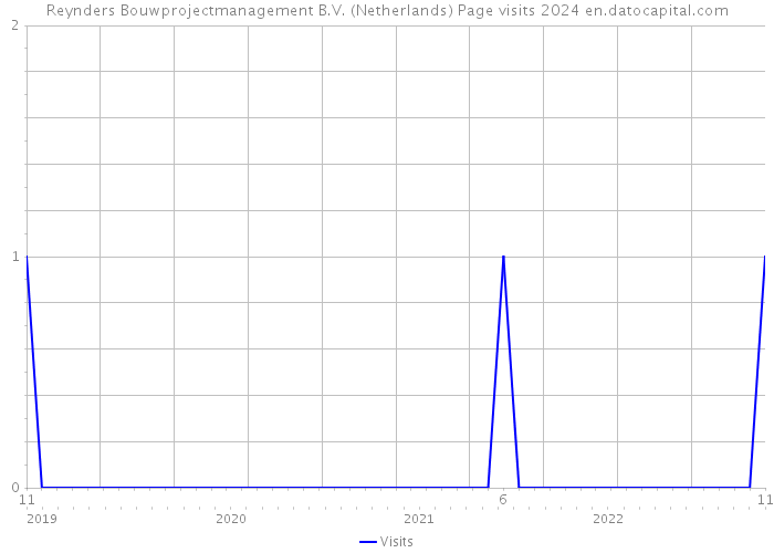 Reynders Bouwprojectmanagement B.V. (Netherlands) Page visits 2024 