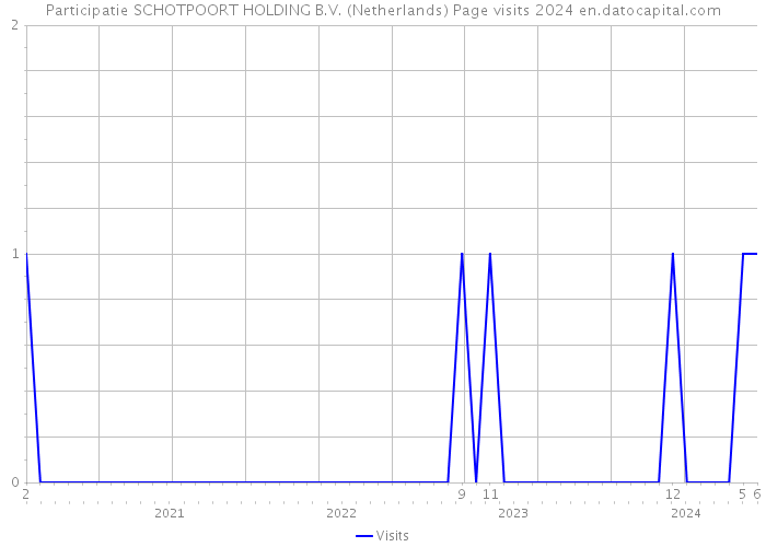 Participatie SCHOTPOORT HOLDING B.V. (Netherlands) Page visits 2024 