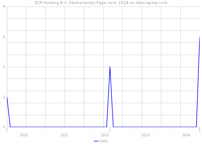 ECP Holding B.V. (Netherlands) Page visits 2024 