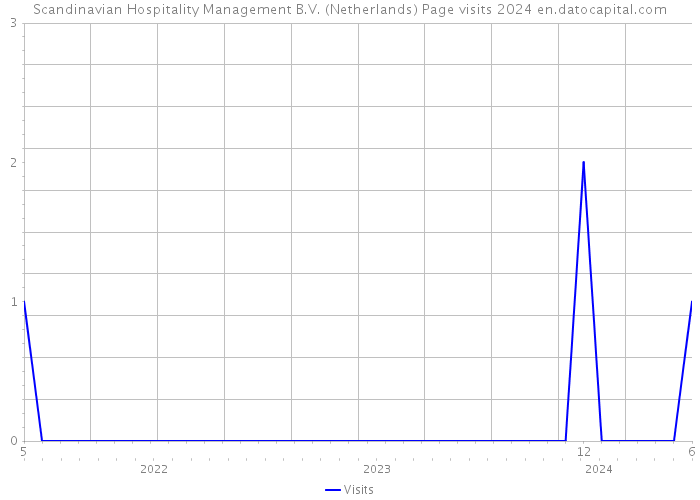 Scandinavian Hospitality Management B.V. (Netherlands) Page visits 2024 
