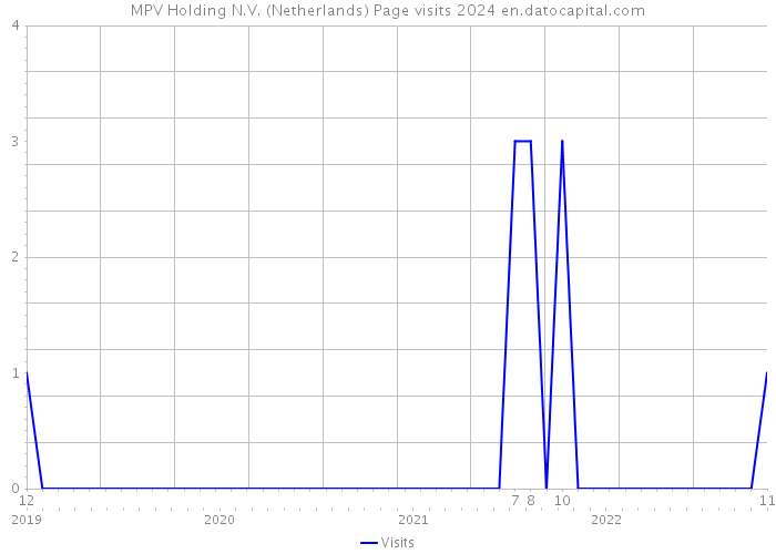 MPV Holding N.V. (Netherlands) Page visits 2024 
