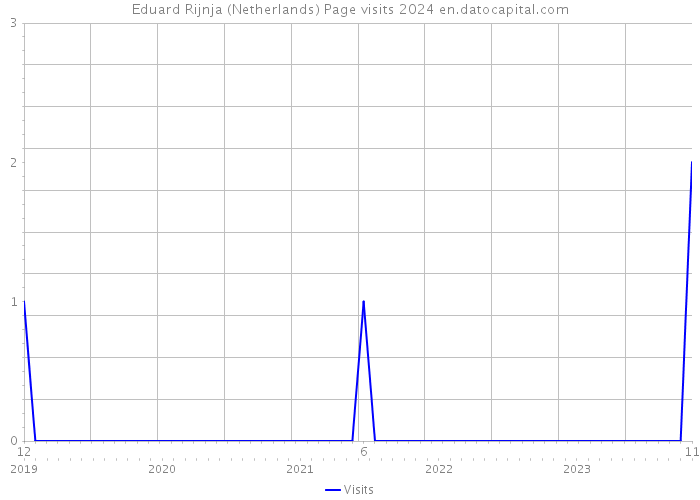 Eduard Rijnja (Netherlands) Page visits 2024 