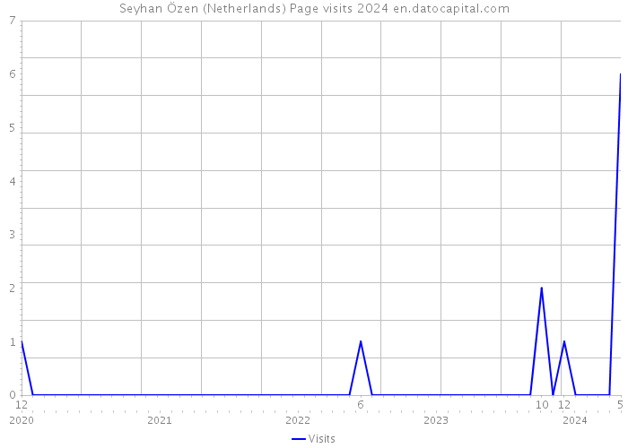 Seyhan Özen (Netherlands) Page visits 2024 