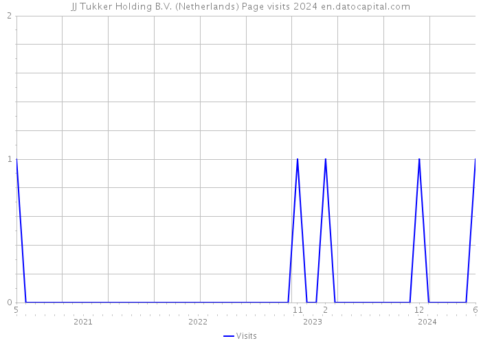 JJ Tukker Holding B.V. (Netherlands) Page visits 2024 