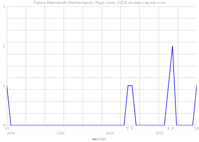 Fatina Mahealiah (Netherlands) Page visits 2024 