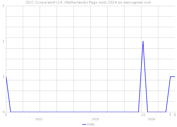 DCC Coöperatief U.A. (Netherlands) Page visits 2024 