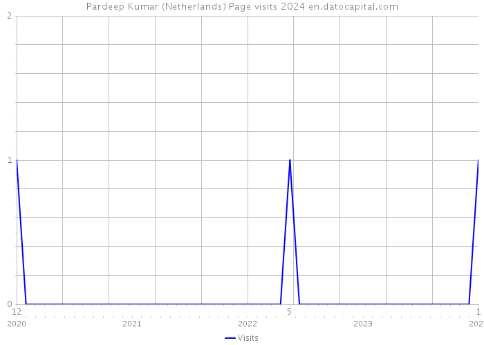 Pardeep Kumar (Netherlands) Page visits 2024 