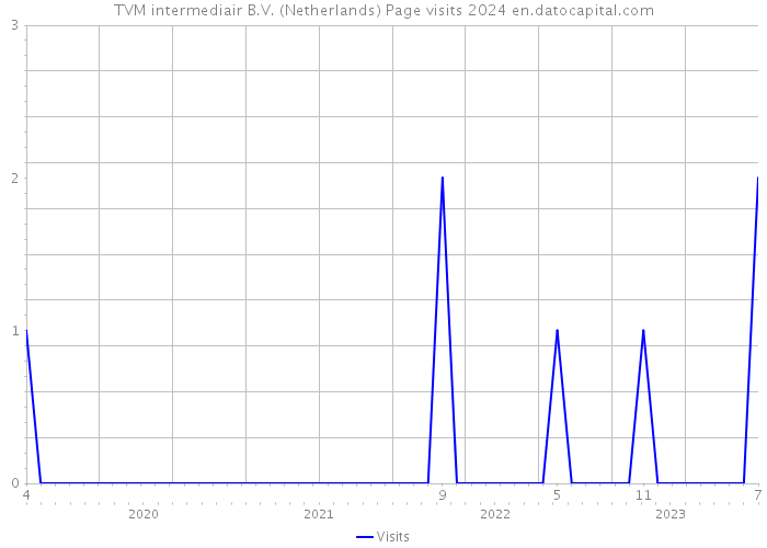 TVM intermediair B.V. (Netherlands) Page visits 2024 