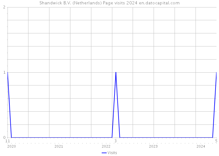 Shandwick B.V. (Netherlands) Page visits 2024 