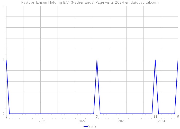 Pastoor Jansen Holding B.V. (Netherlands) Page visits 2024 