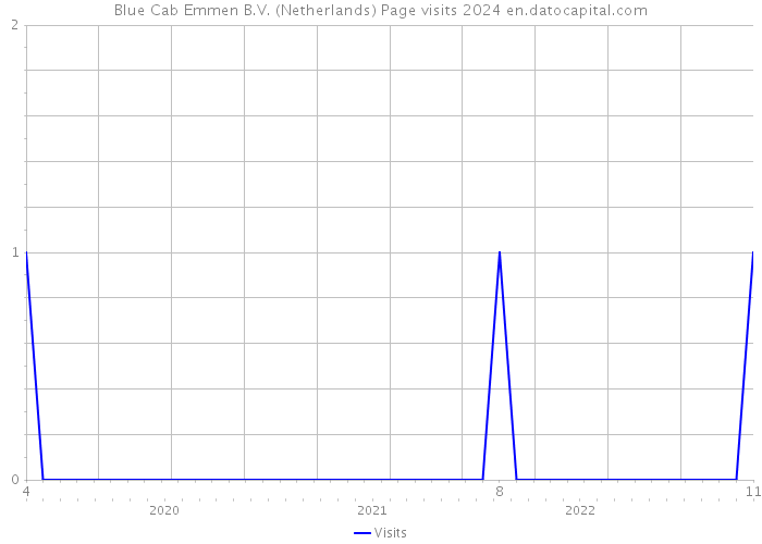Blue Cab Emmen B.V. (Netherlands) Page visits 2024 