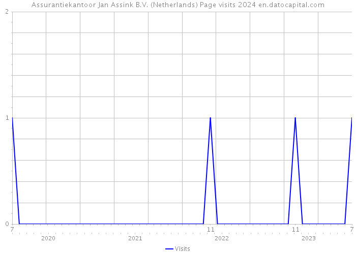 Assurantiekantoor Jan Assink B.V. (Netherlands) Page visits 2024 