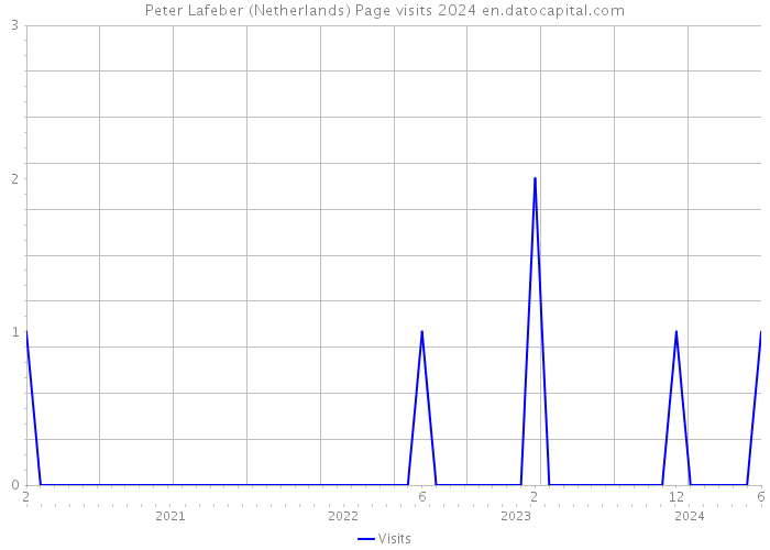 Peter Lafeber (Netherlands) Page visits 2024 