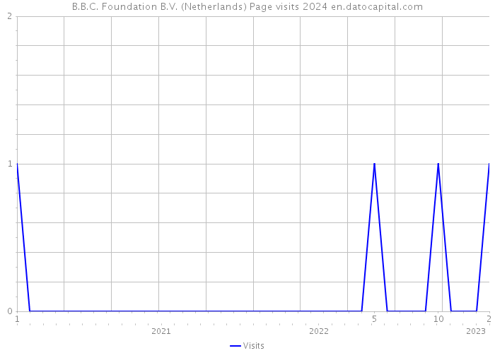 B.B.C. Foundation B.V. (Netherlands) Page visits 2024 