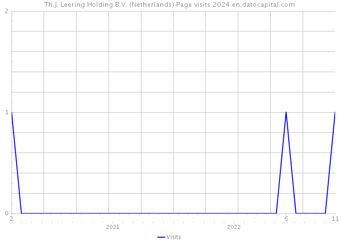 Th.J. Leering Holding B.V. (Netherlands) Page visits 2024 