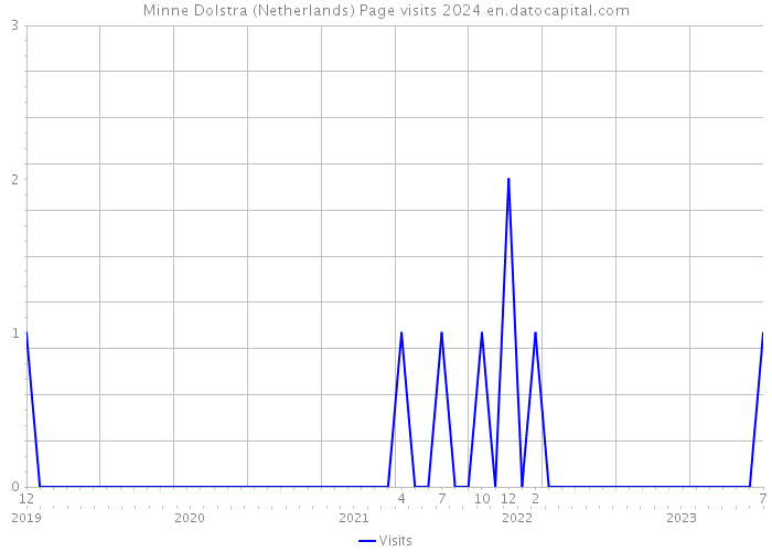 Minne Dolstra (Netherlands) Page visits 2024 