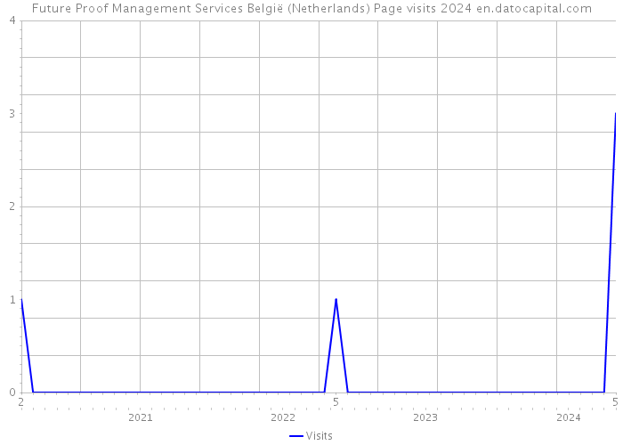 Future Proof Management Services België (Netherlands) Page visits 2024 