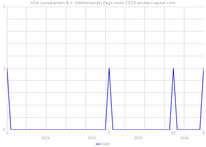 Vliet Leeuwarden B.V. (Netherlands) Page visits 2024 