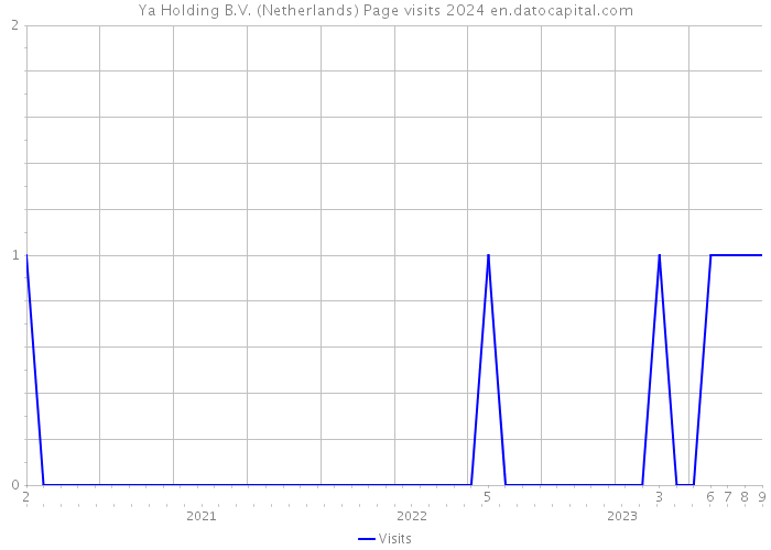 Ya Holding B.V. (Netherlands) Page visits 2024 