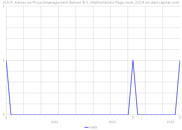 N.A.P. Advies en Projectmanagement Beheer B.V. (Netherlands) Page visits 2024 