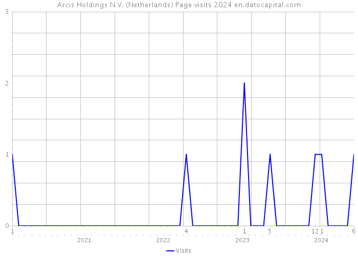 Arcis Holdings N.V. (Netherlands) Page visits 2024 