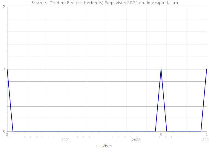Brothers Trading B.V. (Netherlands) Page visits 2024 