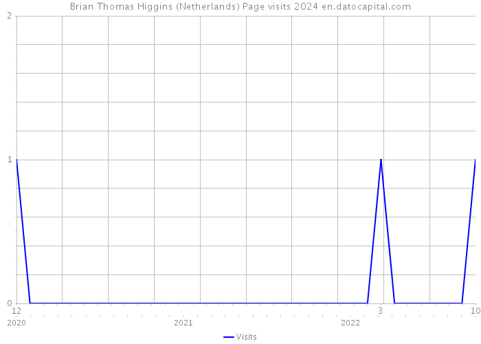 Brian Thomas Higgins (Netherlands) Page visits 2024 