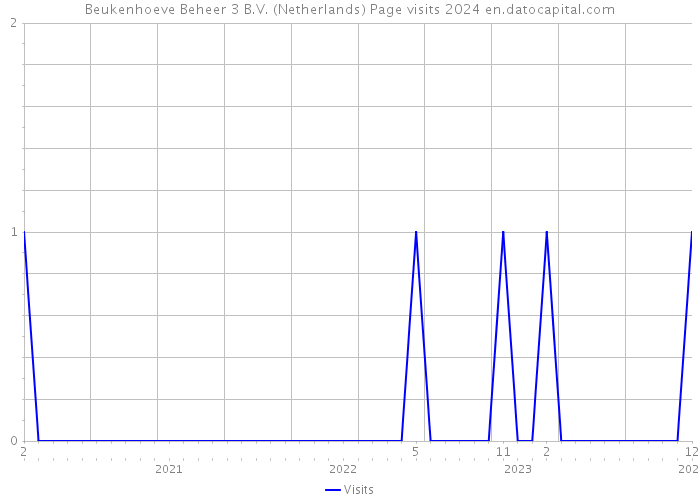 Beukenhoeve Beheer 3 B.V. (Netherlands) Page visits 2024 