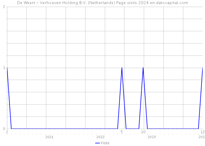 De Weert - Verhoeven Holding B.V. (Netherlands) Page visits 2024 