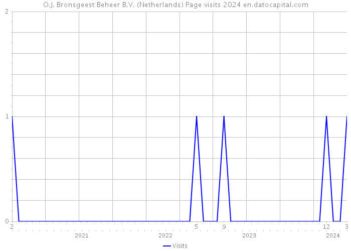 O.J. Bronsgeest Beheer B.V. (Netherlands) Page visits 2024 
