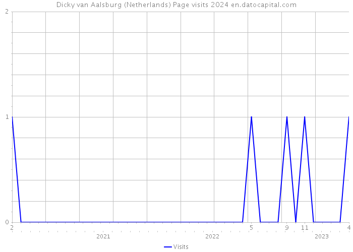 Dicky van Aalsburg (Netherlands) Page visits 2024 