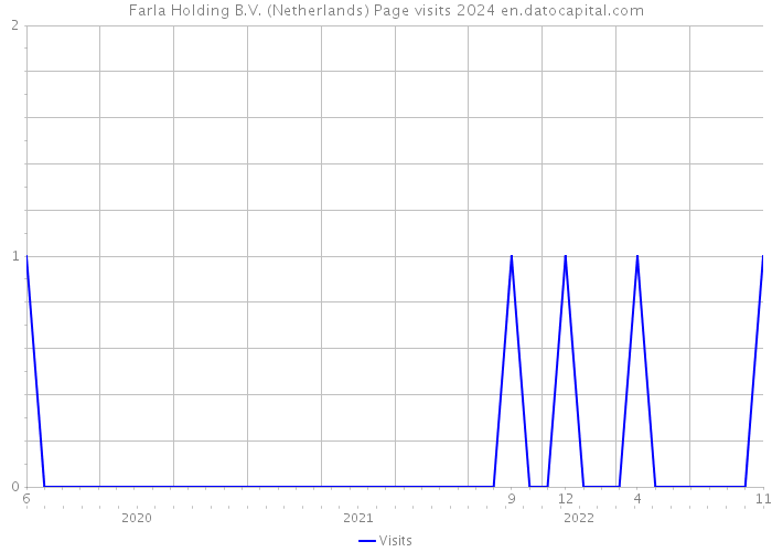 Farla Holding B.V. (Netherlands) Page visits 2024 