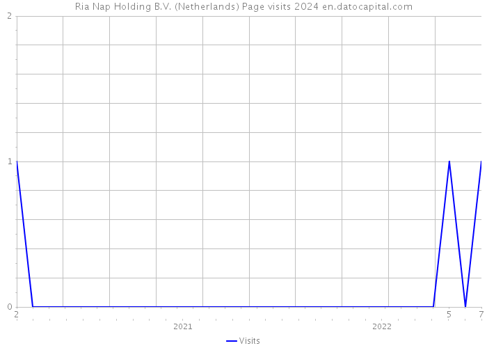 Ria Nap Holding B.V. (Netherlands) Page visits 2024 