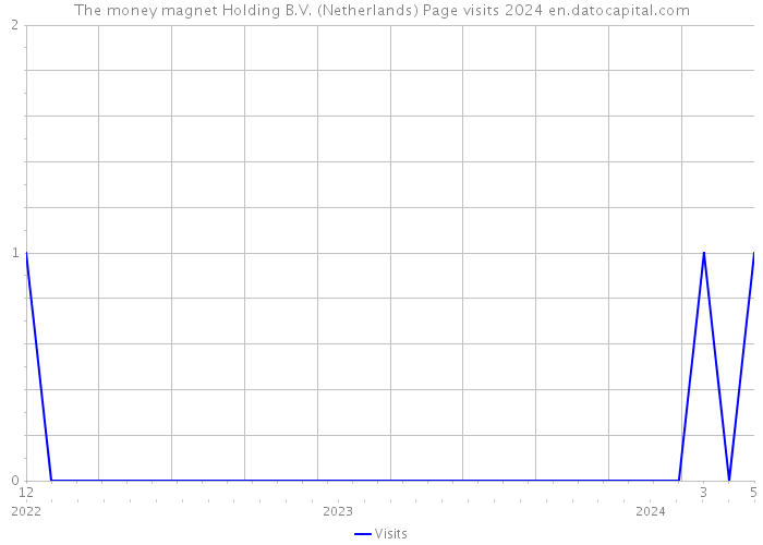 The money magnet Holding B.V. (Netherlands) Page visits 2024 