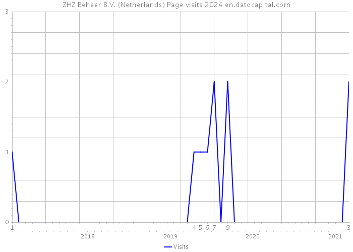 ZHZ Beheer B.V. (Netherlands) Page visits 2024 