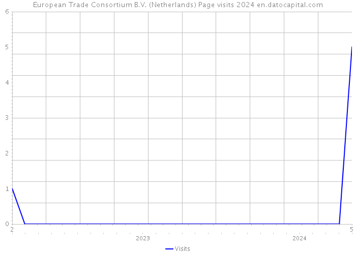 European Trade Consortium B.V. (Netherlands) Page visits 2024 