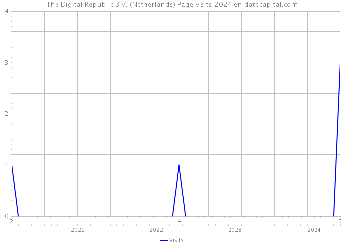 The Digital Republic B.V. (Netherlands) Page visits 2024 