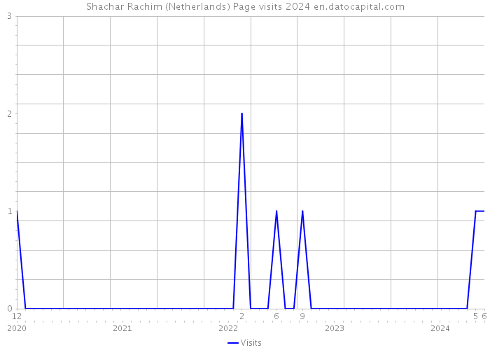 Shachar Rachim (Netherlands) Page visits 2024 