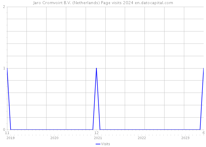 Jaro Cromvoirt B.V. (Netherlands) Page visits 2024 