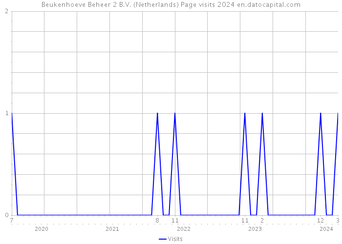 Beukenhoeve Beheer 2 B.V. (Netherlands) Page visits 2024 