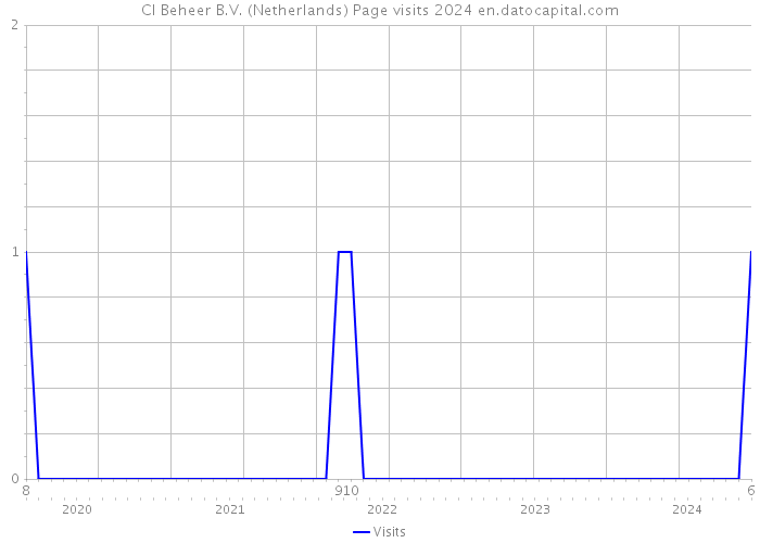 CI Beheer B.V. (Netherlands) Page visits 2024 