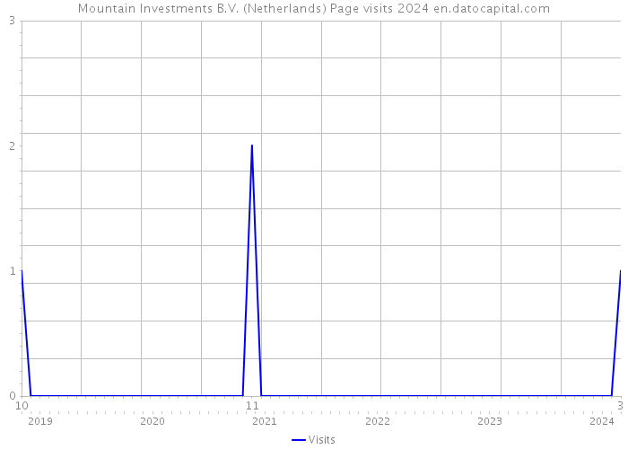 Mountain Investments B.V. (Netherlands) Page visits 2024 